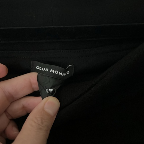 Office off shoulder fold down black whimsigoth sleeveless top - Picture 2 of 4